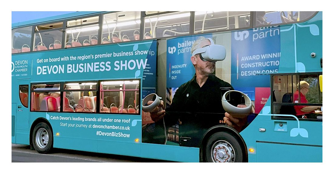 Branded Devon Business Show city bus