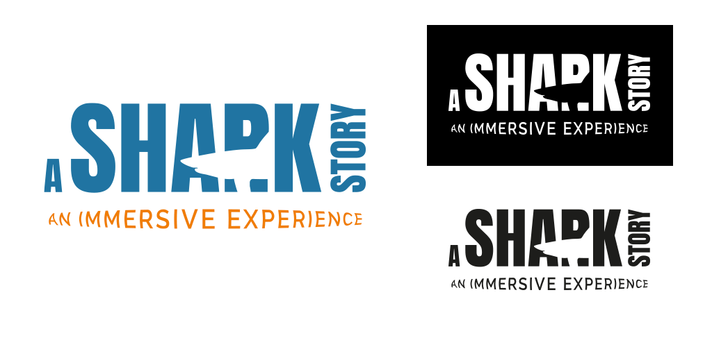 A Shark Story film title identity.